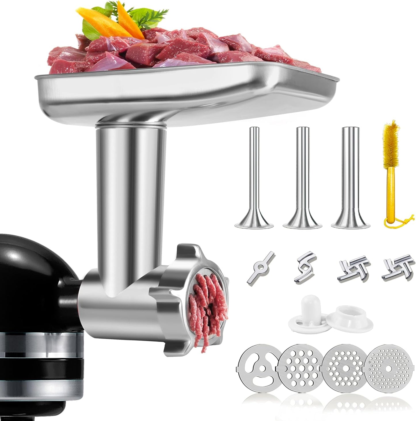 Accesorio picadora carne acero inox KitchenAid lavavajillas