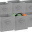 Cubos plegables tela organiz. grandes para ropa y juguetes