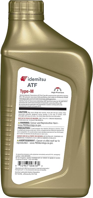 Fluido ATF tipo M 1qt caja 12 comp Mazda Ford