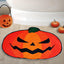 Alfombra baño Halloween calabaza microfibra antideslizante