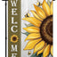 Banderas jardín doble cara 12x18pulg girasol abeja