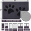 Tapete puerta perro antiderrap absorbente lavable