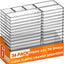 Pack 36 Cubos Organiz. Plástico Transparente 6 Tamaños