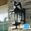 Farol LED pared exterior 19" luz negra incluye bombilla