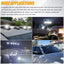 5 Luces LED Blancas Ahumadas para Techo Cabina Dodge Ram