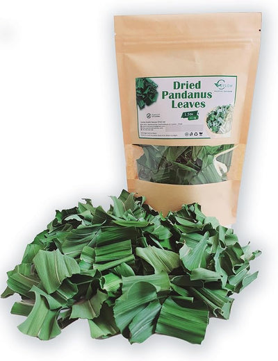 Hojas pandan secas 1.5oz puras para té y cocina