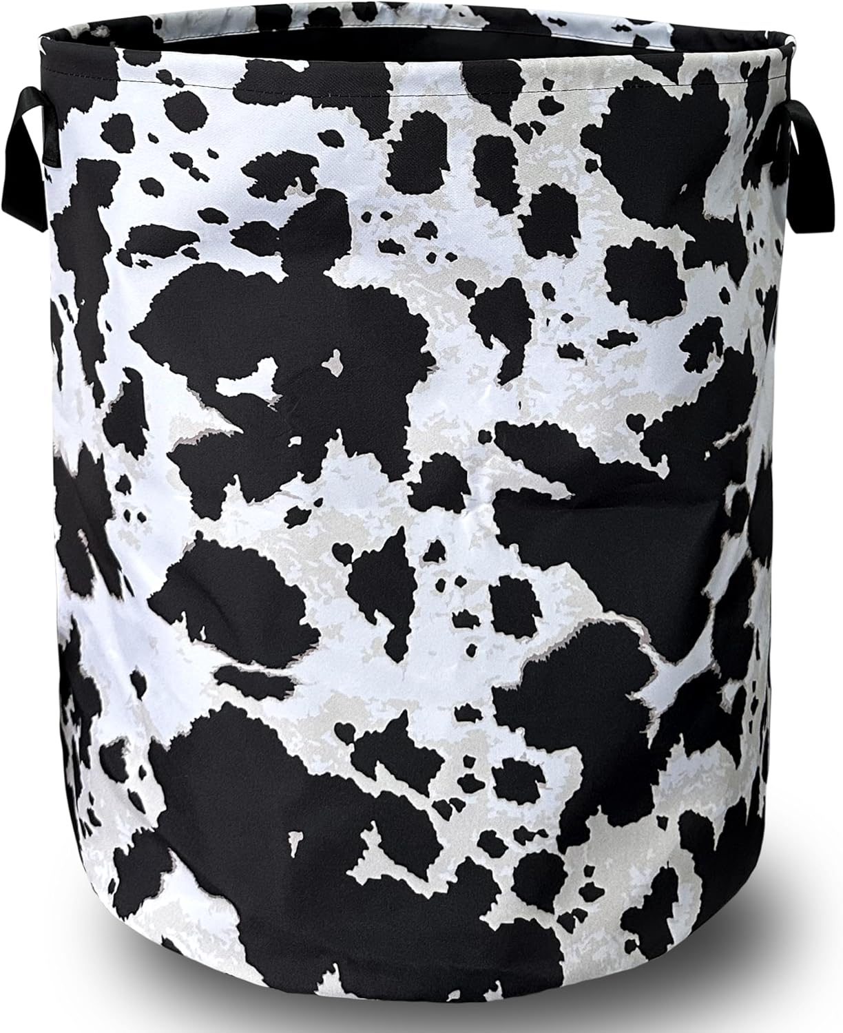 Cesta lavandería estampado vacas plegable 18.9x16.5"