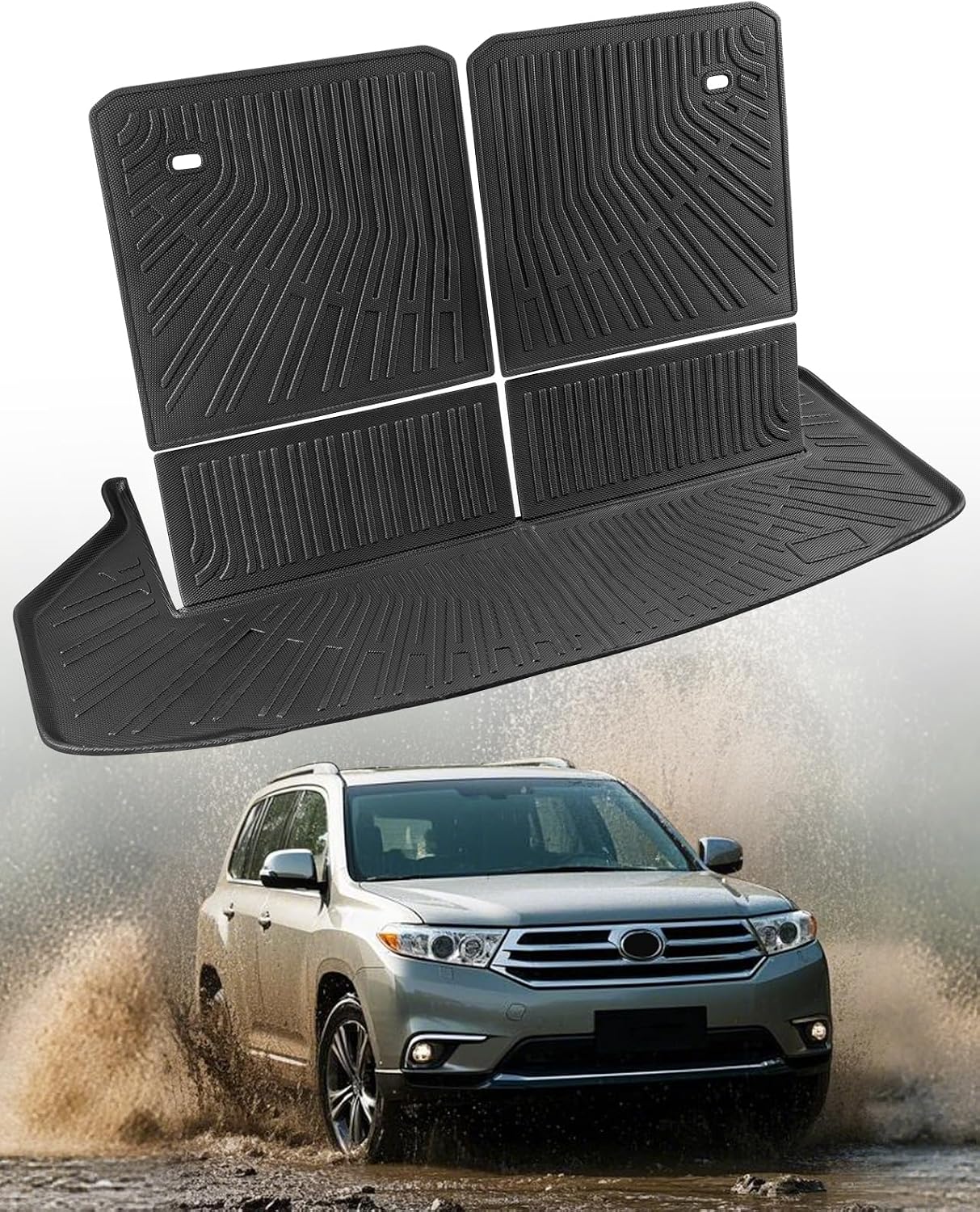 Revestimiento carga Toyota Highlander 08-13 negro