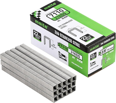 Grapas acero inox 316 para tapicería 10000 ud