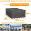 Fundas para muebles patio impermeables 78x62x28