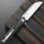 Cuchillo plegable ST103 acero D2 mango G10 EDC negro