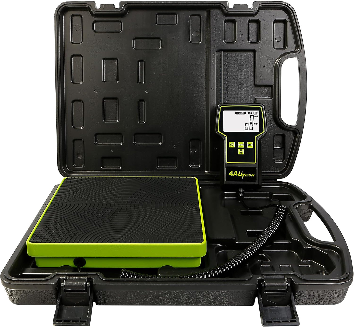 Báscula digital freón 220lb pantalla retroiluminada HVAC