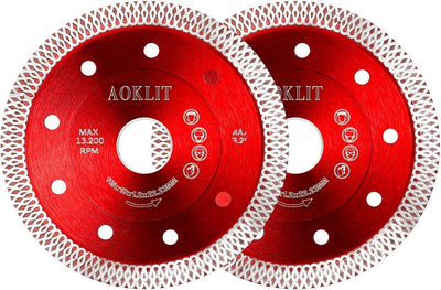 Hoja diamante 4.5 pulg 2 pzas para cortar azulejos porcelana
