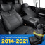 Fundas asiento Toyota Tundra 14-21 Crewmax cuero negro