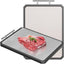 Tabla cortar acero inox 304 doble cara 16x11pulg