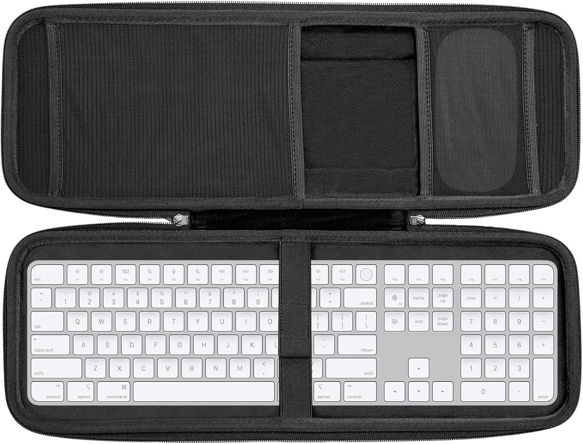 Funda rígida almacenamiento para Magic Keyboard y Mouse negro