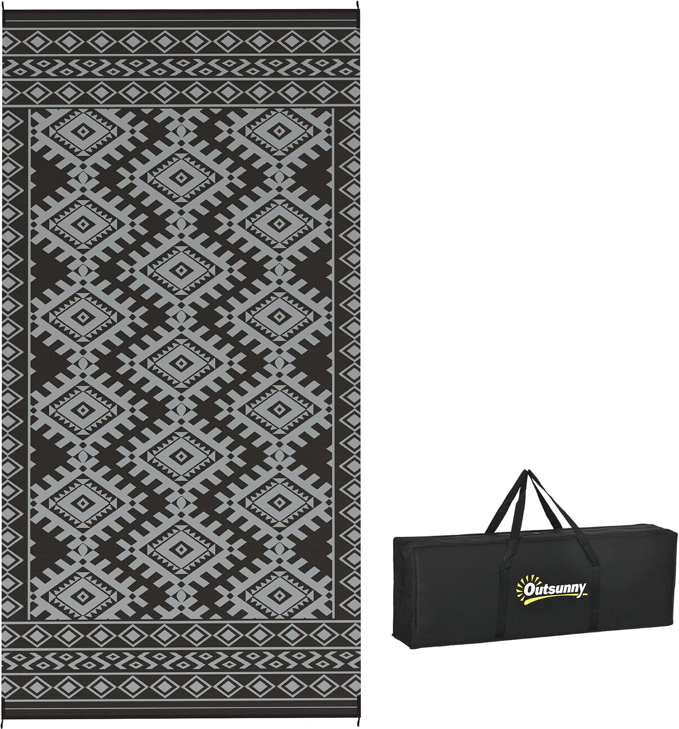 Alfombra exterior impermeable 9x18ft patio