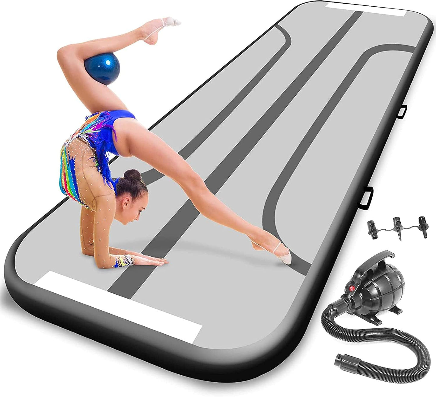 Colchoneta inflable para gimnasia