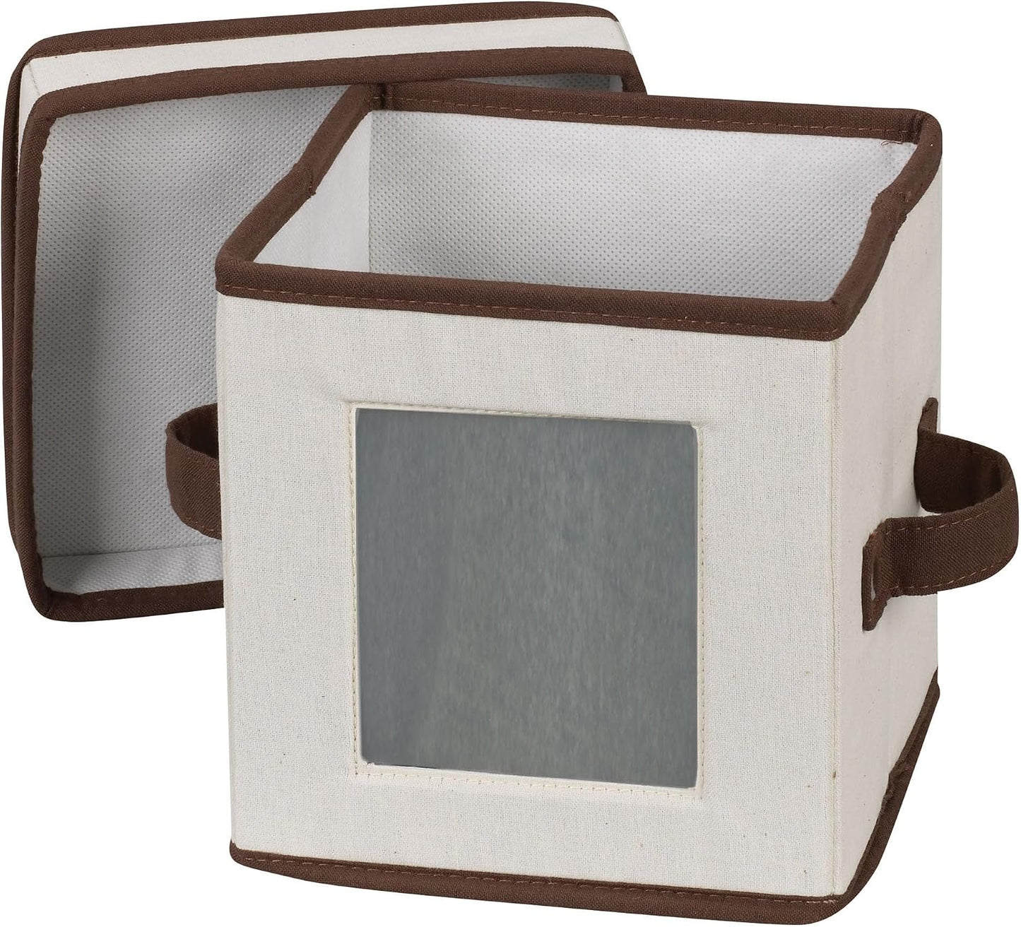 Caja almacenamiento platillos 12 pzas con ventana