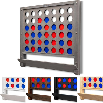Montado pared 4en1 con monedas gris