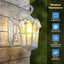 Luces pared exterior vintage impermeable 17.1pulg pack 2