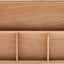 Organiz. madera nogal negro para escritorio y cajones