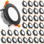 Downlight LED 2" 3W 4000K negro 32 luces empotrables