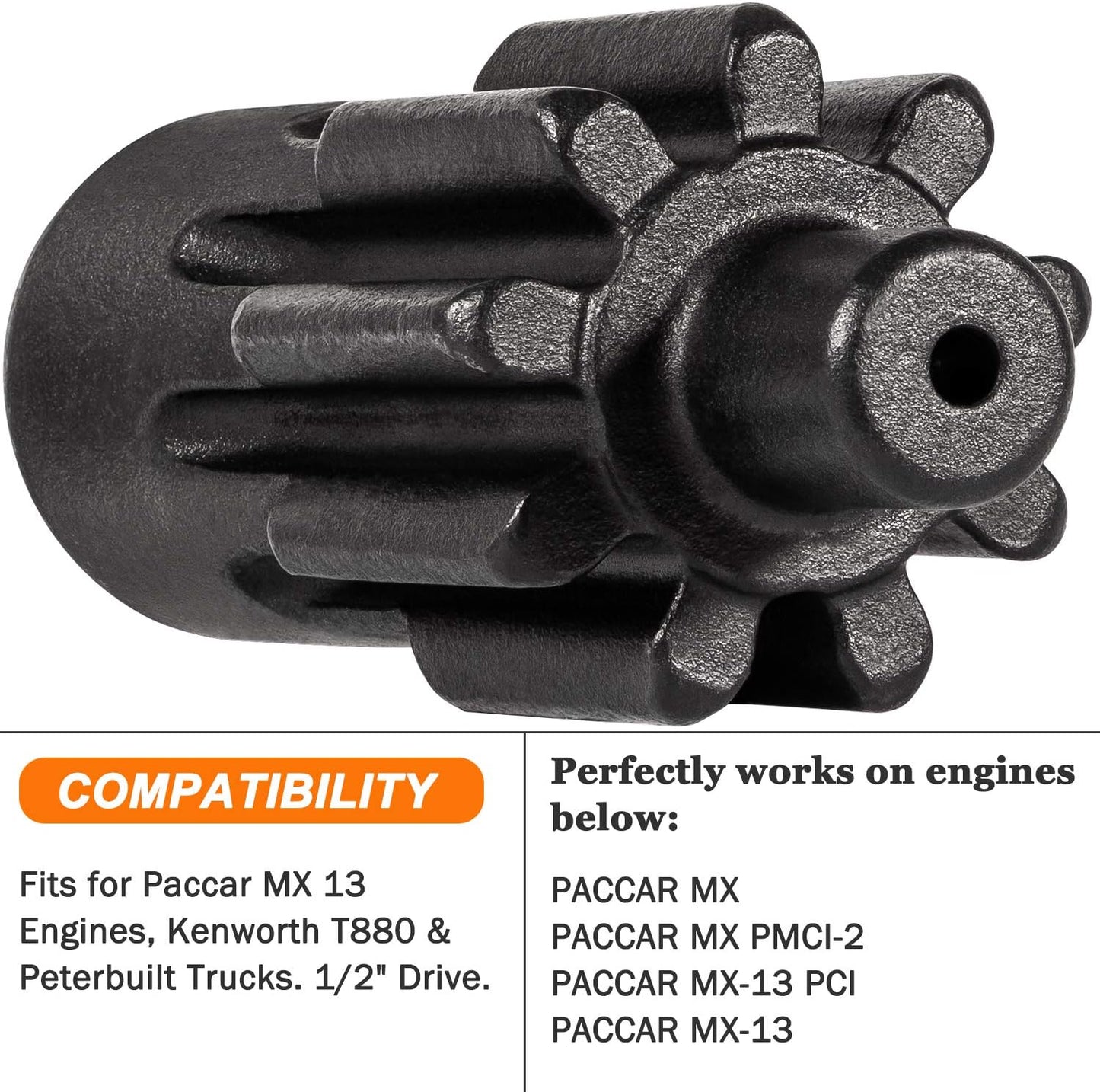 Herramienta giro motor camión Kenworth T880