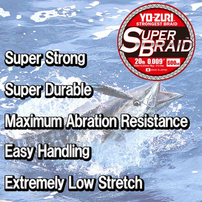 Línea pesca Superbraid verde oscuro 150yardas