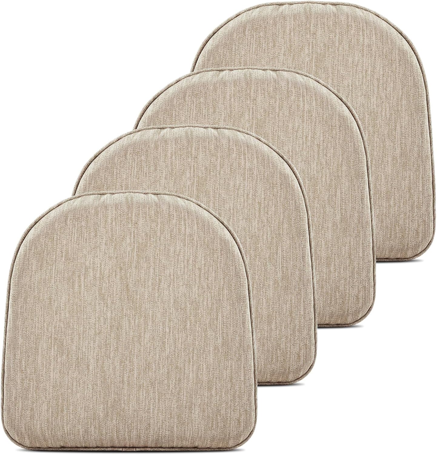 4 Cojines Viscoelástica Sillas Metal con Laços 14x14pulg
