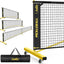 Red pickleball 3en1 con ruedas y marco metal