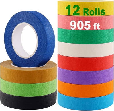 Cinta adhesiva washi arco iris para niños y adultos arte DIY