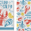 Set 2 Paños Cocina Náuticos con Motivo Marisco