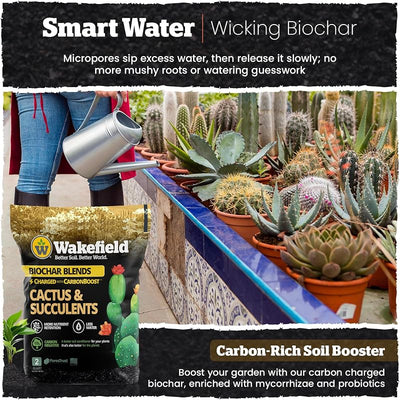 Mezcla tierra para cactus y suculentas con CarbonBoost