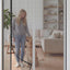 Puerta magnética 72x80pulg malla fibra vidrio patio