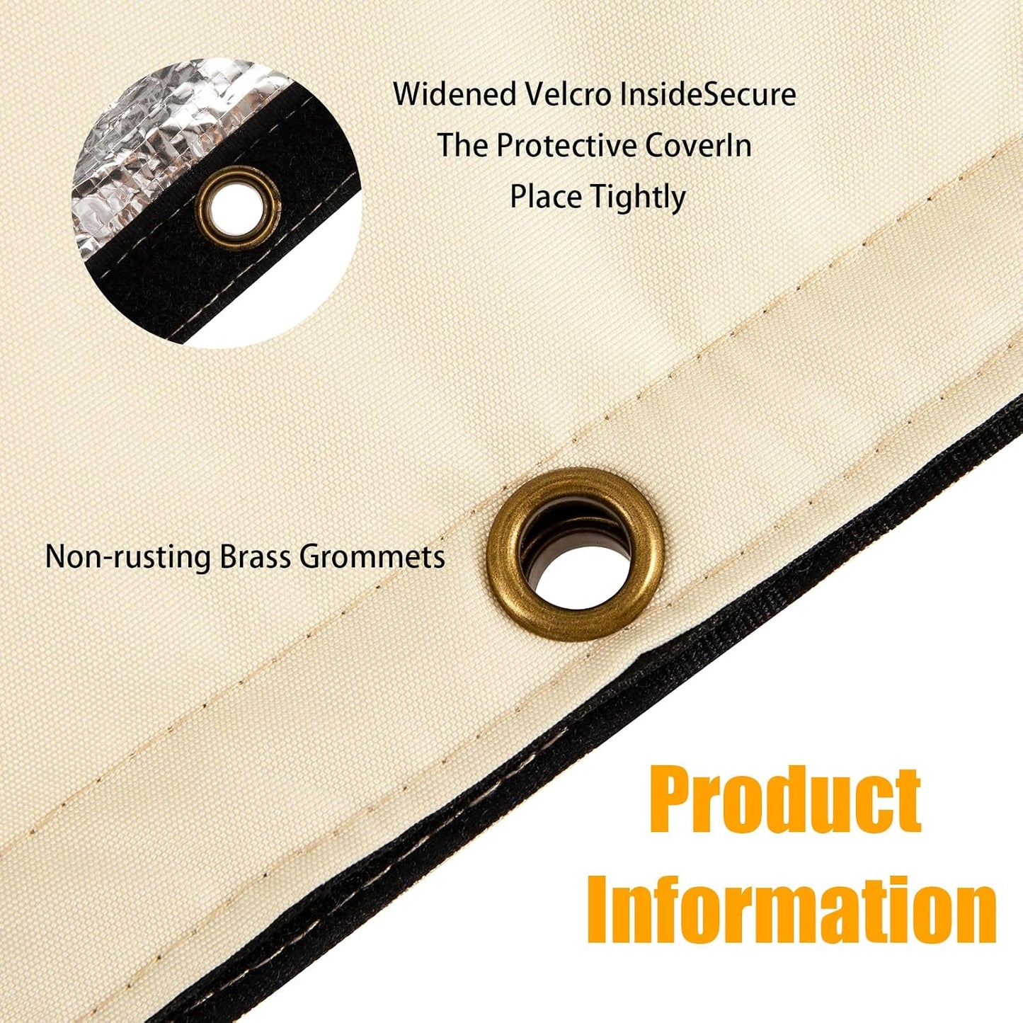 Funda invierno beige 30x26pulg cabezal pozo válvula