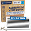 Cubierta ventilación HVAC 8x14" silenciosa con amortiguador