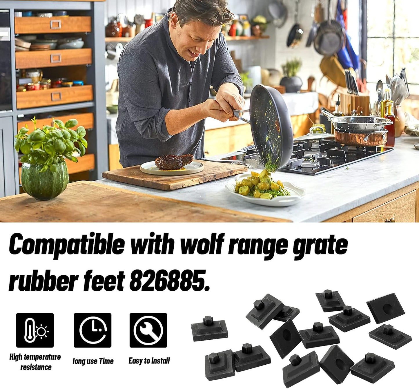 Rejilla estufa gas Wolf CG Series pack 14