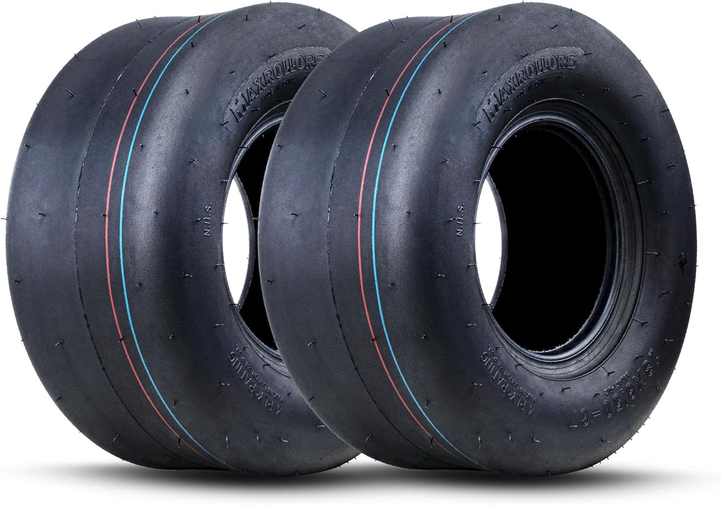 Neumáticos cortacésped 13x6.50-6 sin cámara 2 pzas