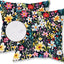 2 Pzas Fundas Almohada Florales 18x18" Impermeables