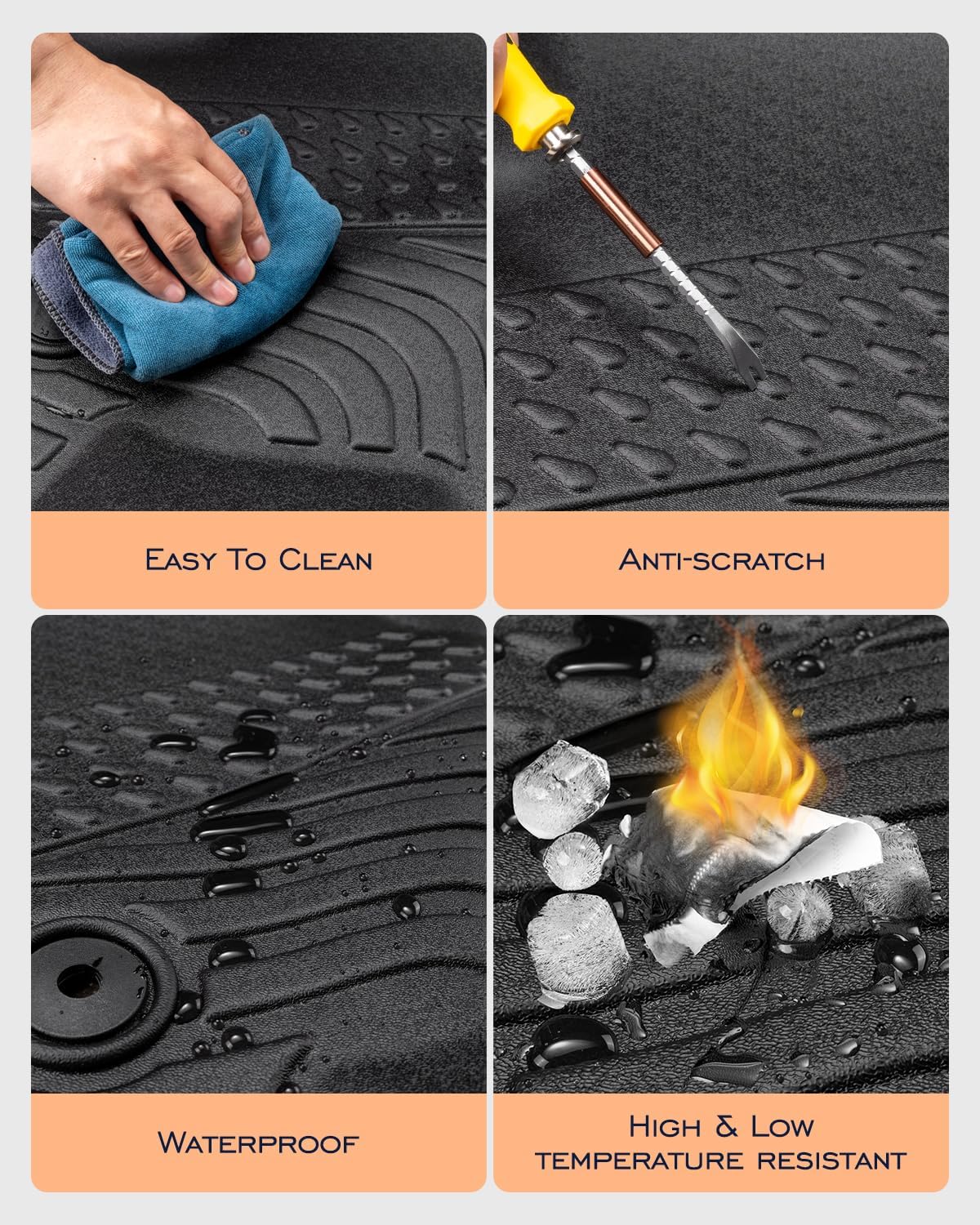 Alfombrillas baúl impermeables Chevy Colorado ZR2 Z71 GMC