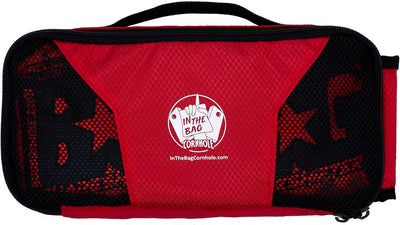 Bolsa Cornhole rojo 4 pzas reutilizable malla