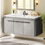 Tocador baño con lavabo cerámica 36"