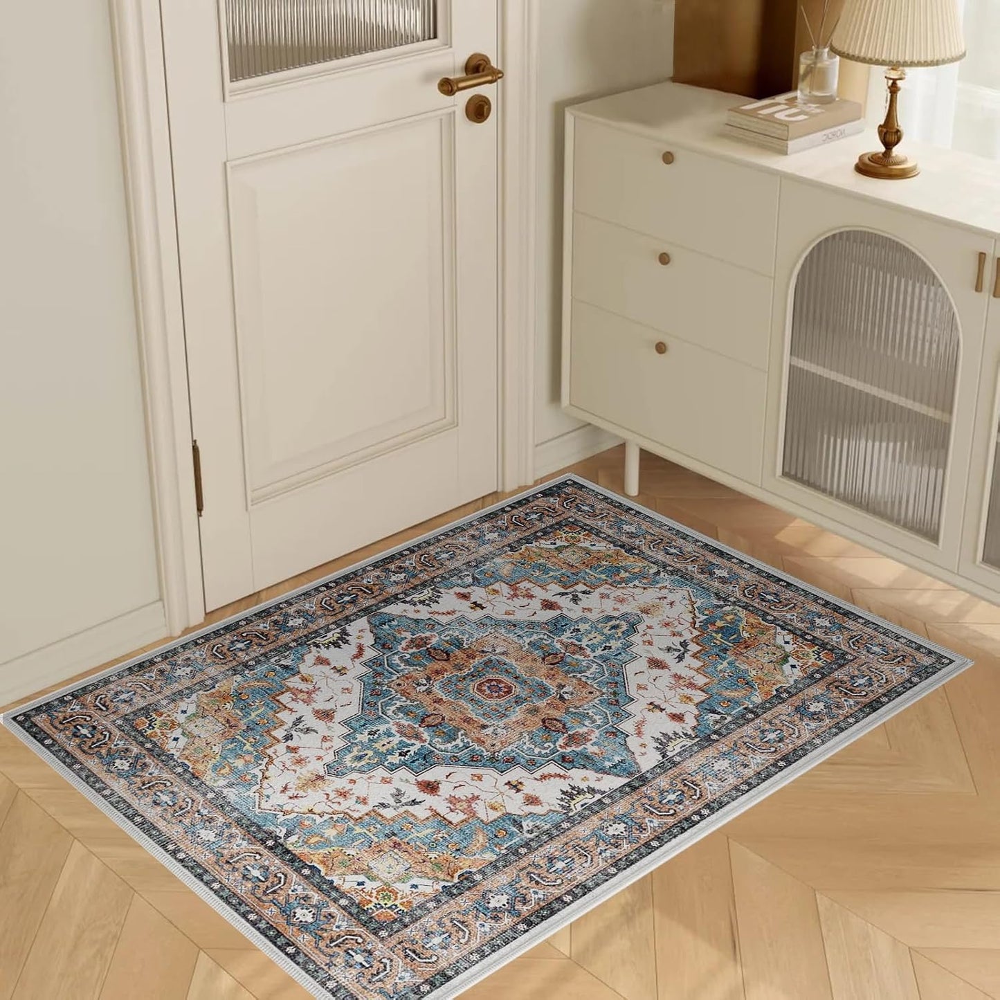Alfombra antideslizante lavable 2x3 dormitorio