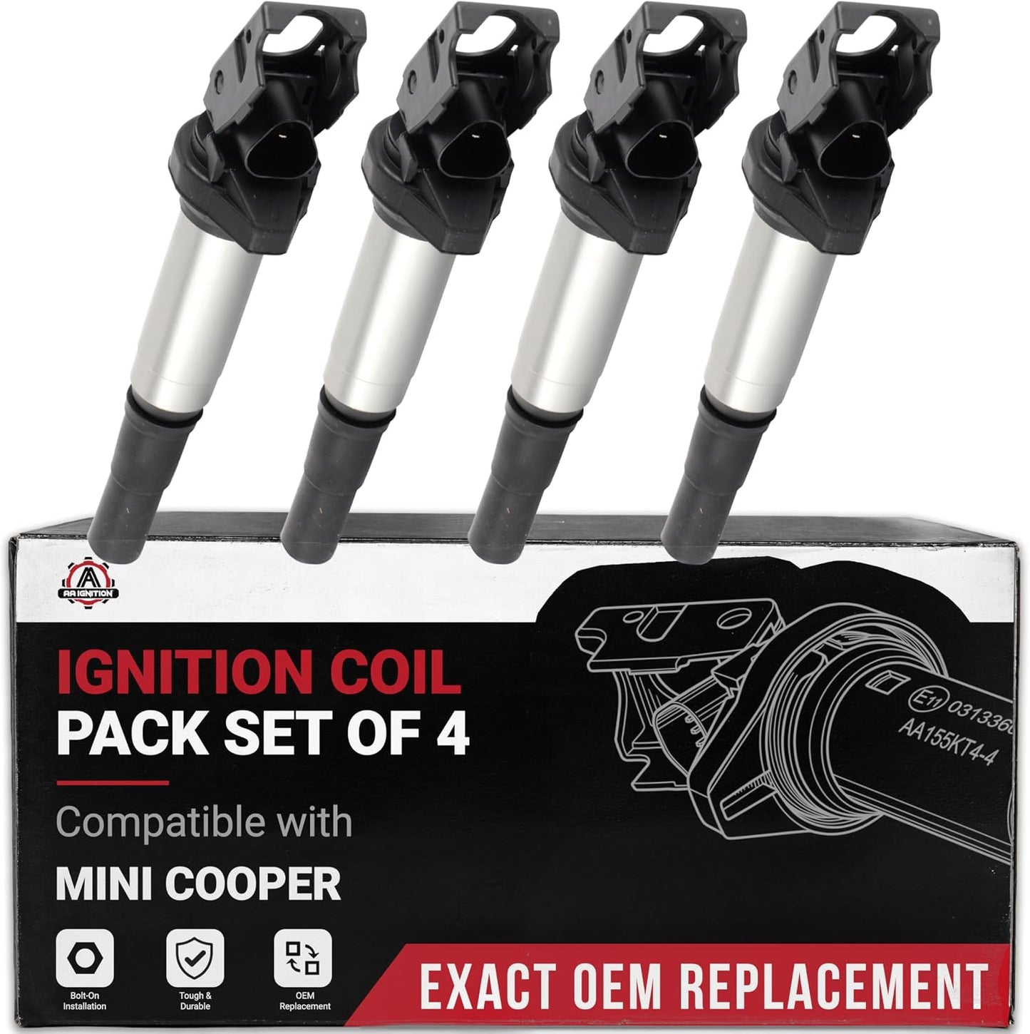 4 Bobinas Encendido Mini Cooper 07-13 Countryman 13-16