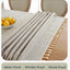 Manteles impermeables rústicos 55x75pulg 4-6 asientos