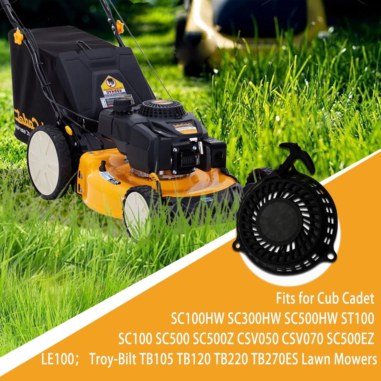 Montaje arranque retroceso para cortacésped MTD Troy Bilt