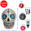 Luces LED inflables calavera 4ft Halloween