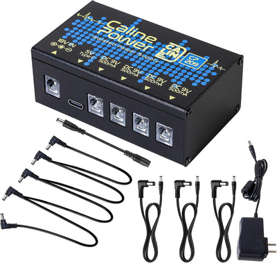 Fuente alimentación pedal guitarra 9V 500mA salida tipo C