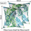 2 Fundas Almohada Decorativas Impermeables 18x18" Exteriores